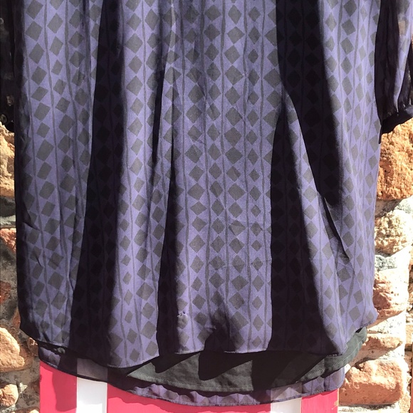 NEW CAbi Harlequin Shirt Dress Size Medium - Picture 4 of 8